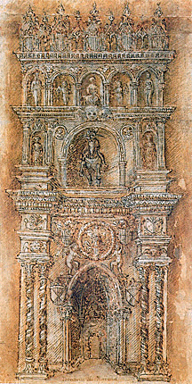 Pisanello – Progetto per l’Arco di Trionfo in Castel Nuovo