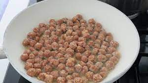 Le polpettine fritte per la lasagna