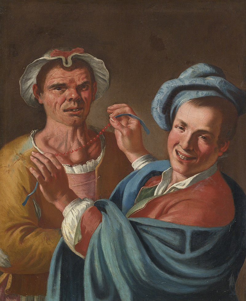 Il femminiello di Giuseppe Bonito, 1740-1760 circa. - Quadro