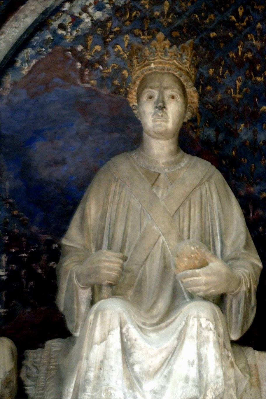Ladislao d'Angiò Durazzo - statua